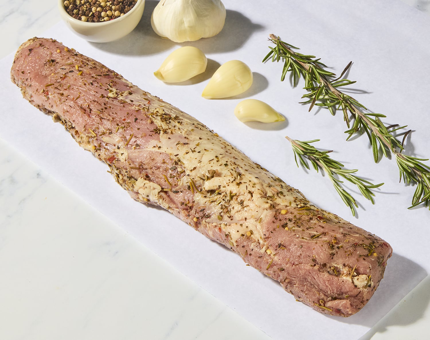 Rosemary, Basil, and Thyme Pork Tenderloin, Raised w/o Antibiotics, Uncooked